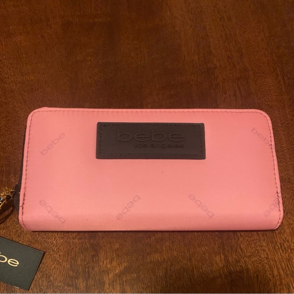 NWT BEBE Pink LA Long Wallet - Picture 6 of 6